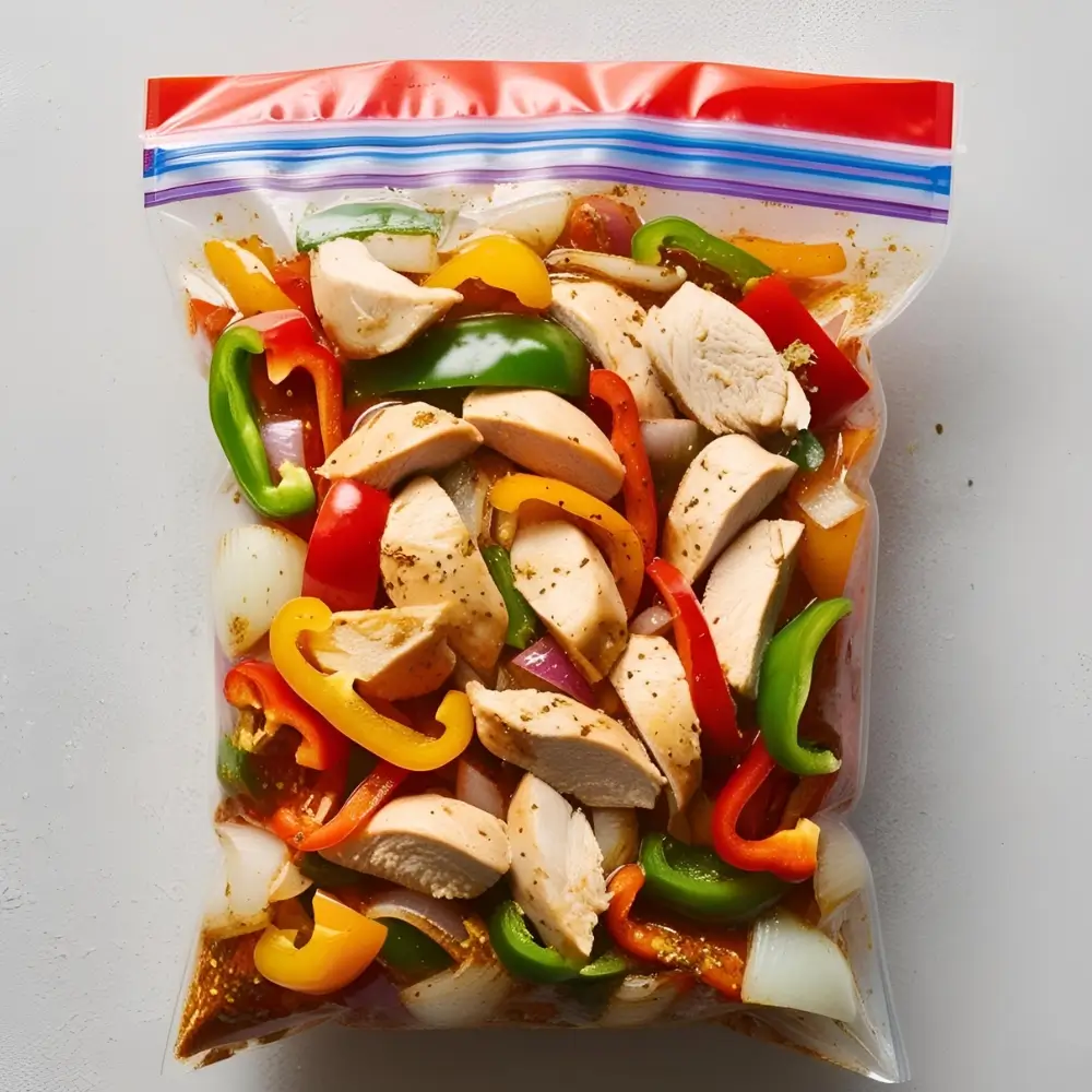 Recipe 1 - Chicken Fajita Freezer Pack