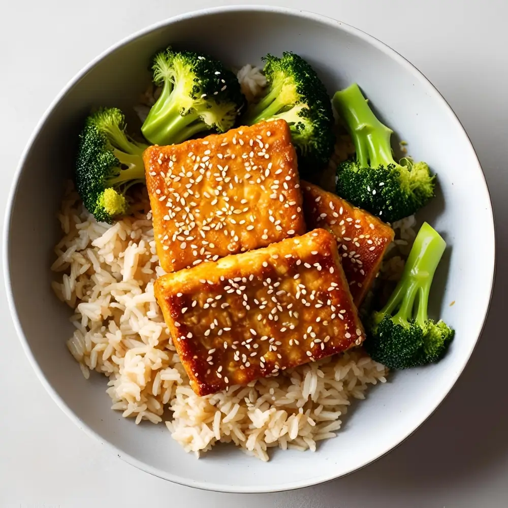  Crispy Sesame Tempeh Bowl