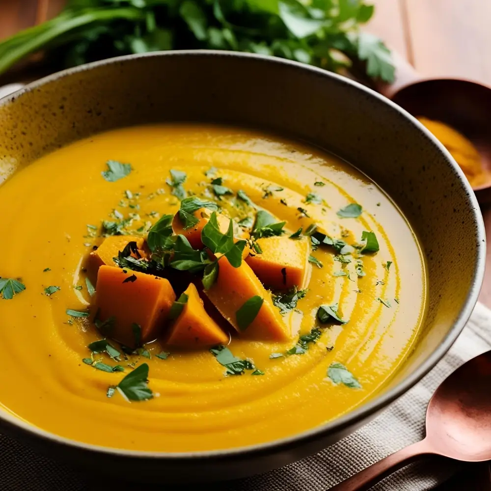 Vegan Turmeric Soup