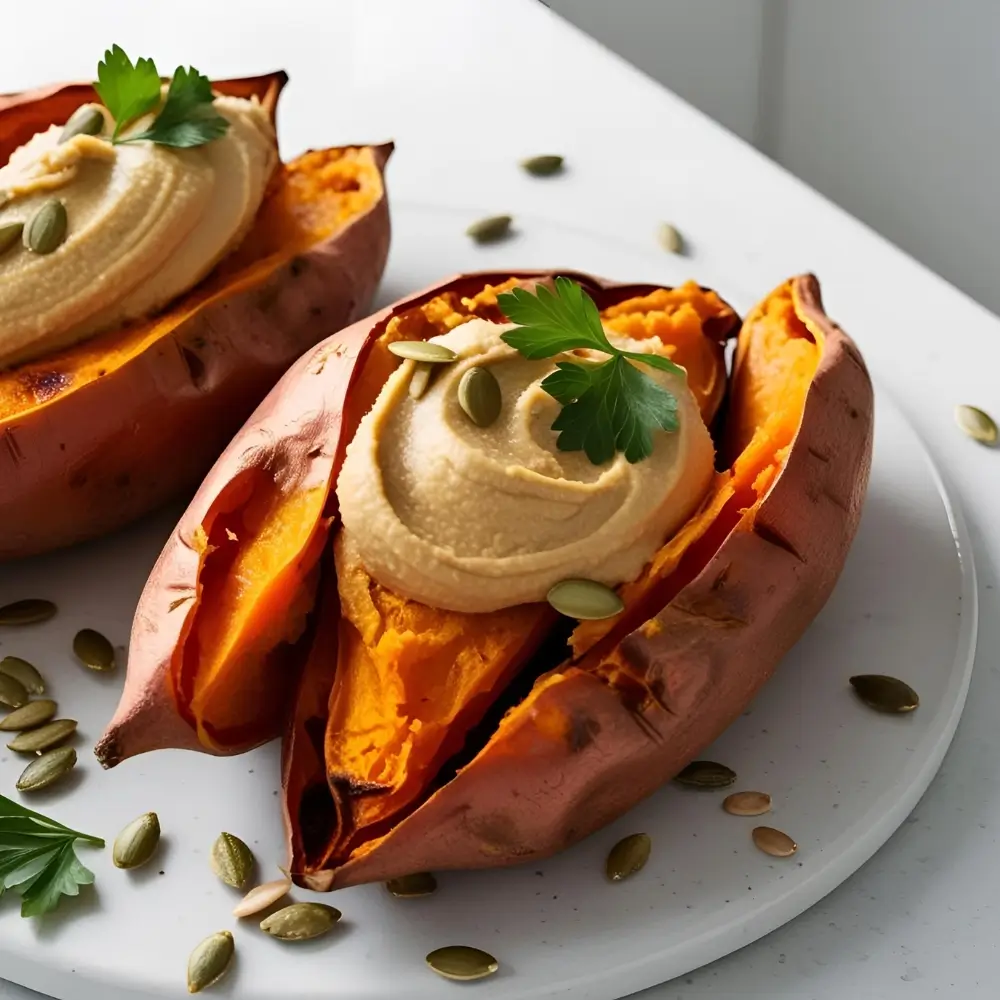 Recipe 6 - Sweet Potato With Hummus