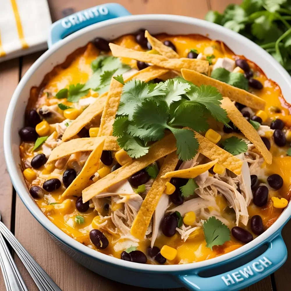 Recipe 7 - Chicken And Tortilla Casserole