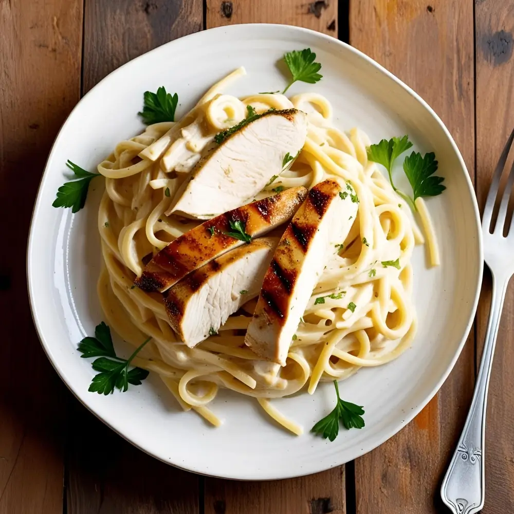 Creamy Chicken Alfredo Pasta