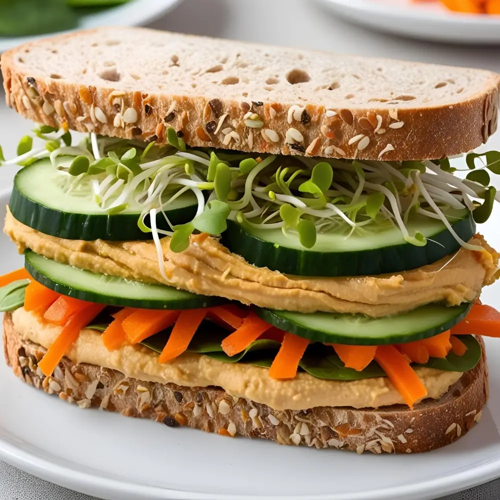 Veggie & Hummus Sandwich