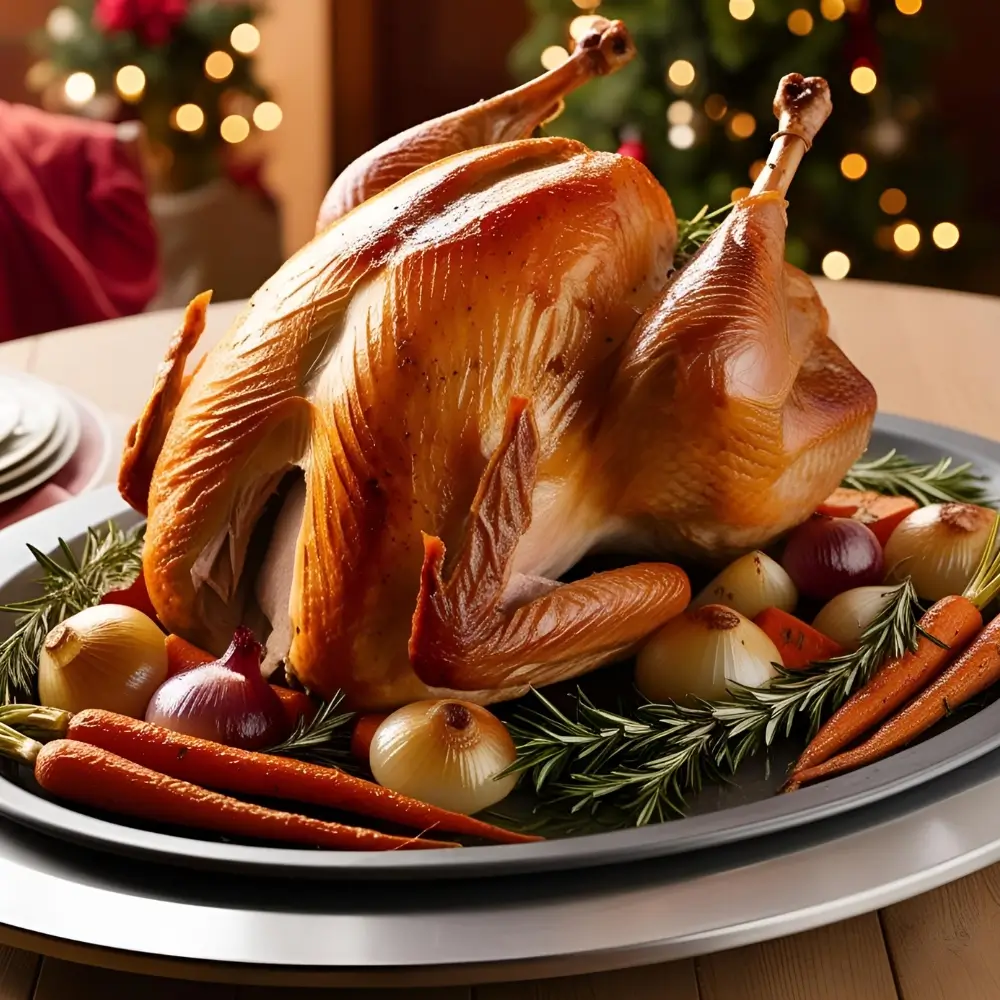 Dry Brined And Roasted Turkey