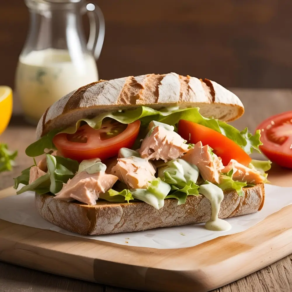 Salmon Salad Sandwich