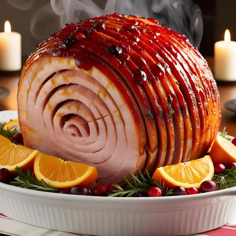 Cranberry Glazed Ham