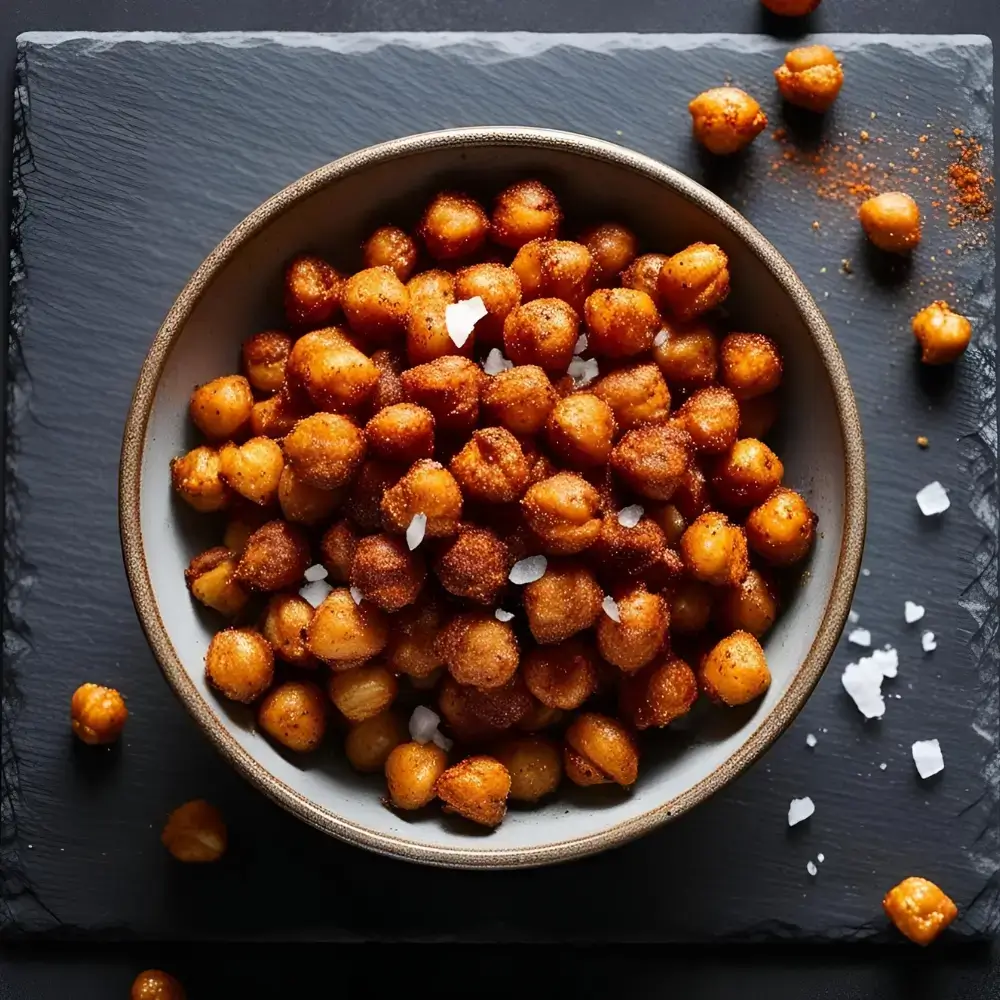 Spicy Roasted Chickpeas