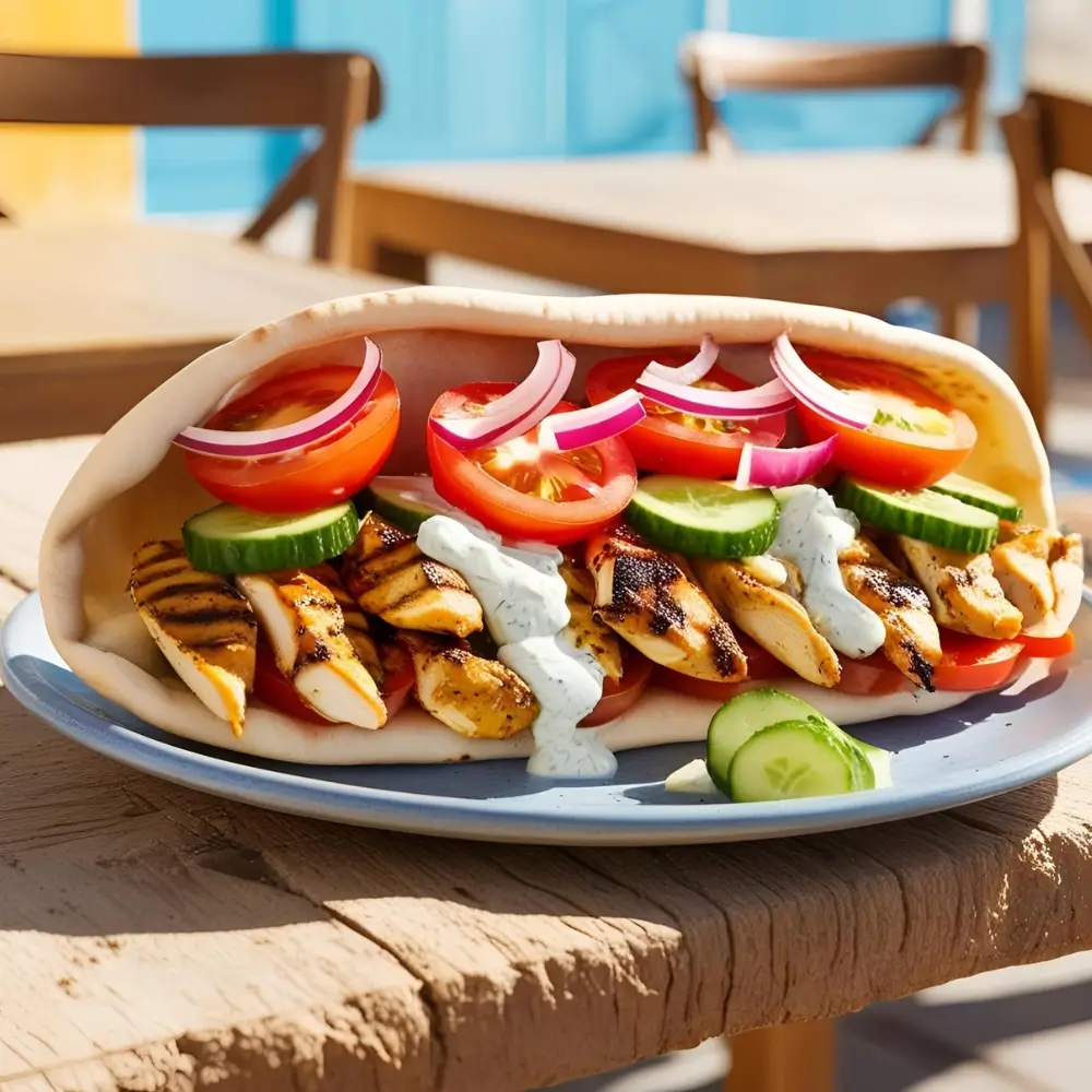 Mediterranean Chicken Pita