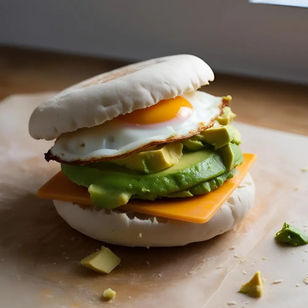 Egg-Avocado Breakfast Sandwich
