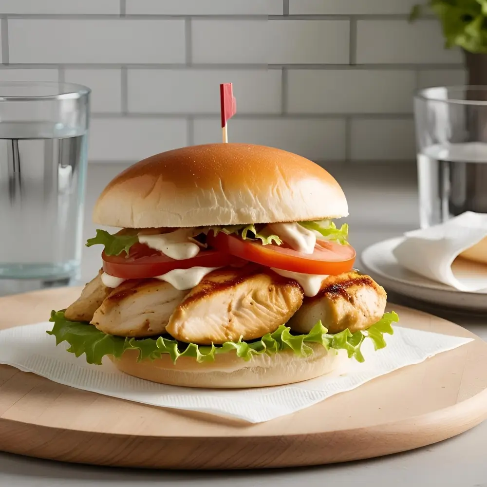 Simple Chicken Sandwich