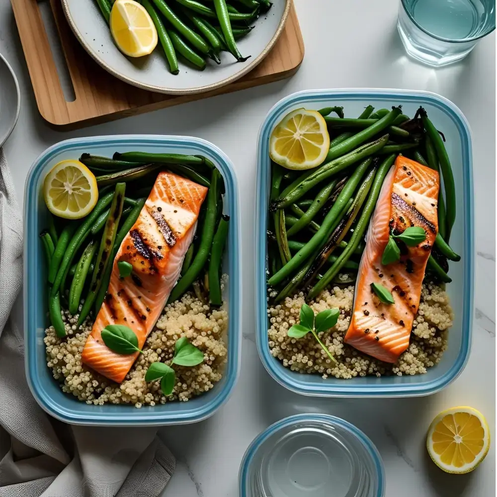 Salmon Meal Prep For Two
