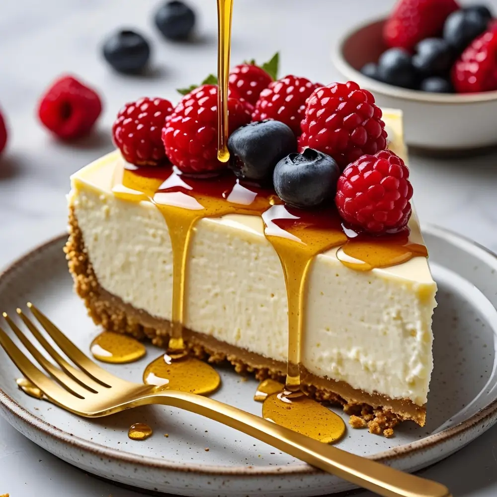 No-Bake Honey Cheesecake