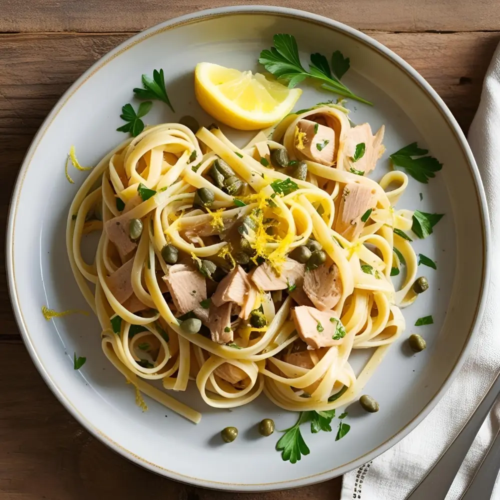 Linguine With Tuna And Capers
