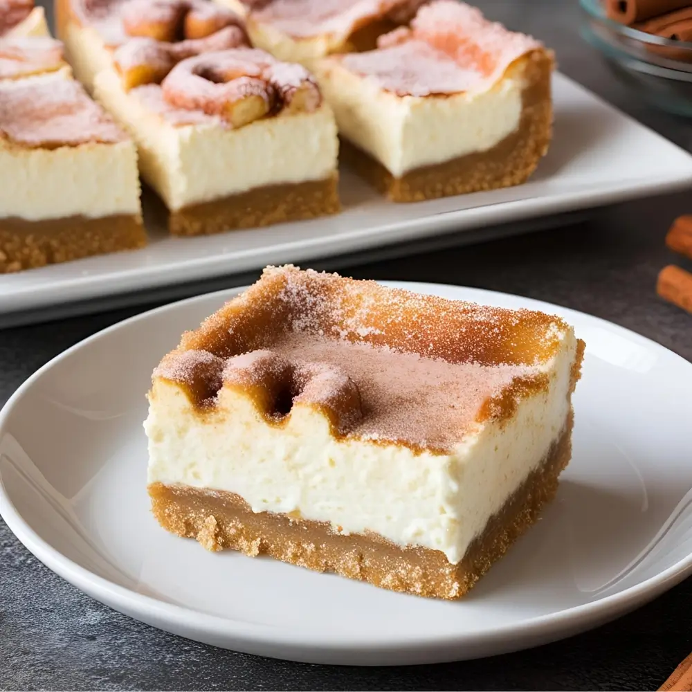 Churro Cheesecake Bars