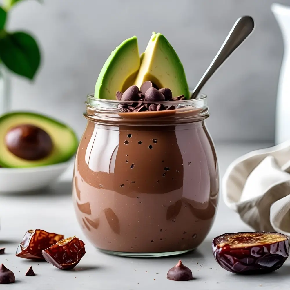 California Date & Avocado Chocolate Pudding