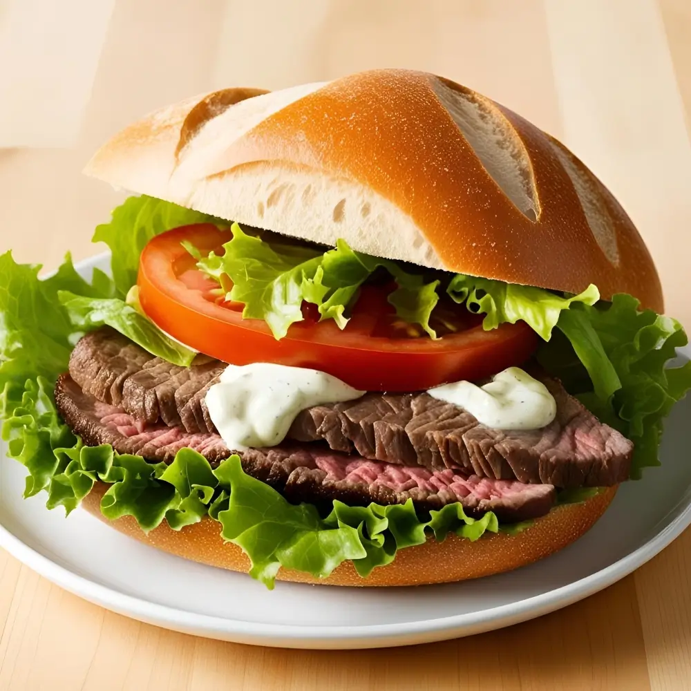 Havarti Cheese Sandwich With Steak