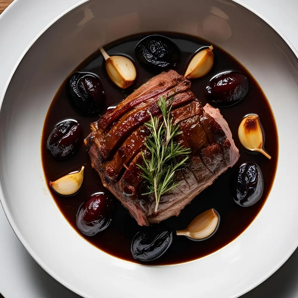 Lamb With Prunes & Garlic