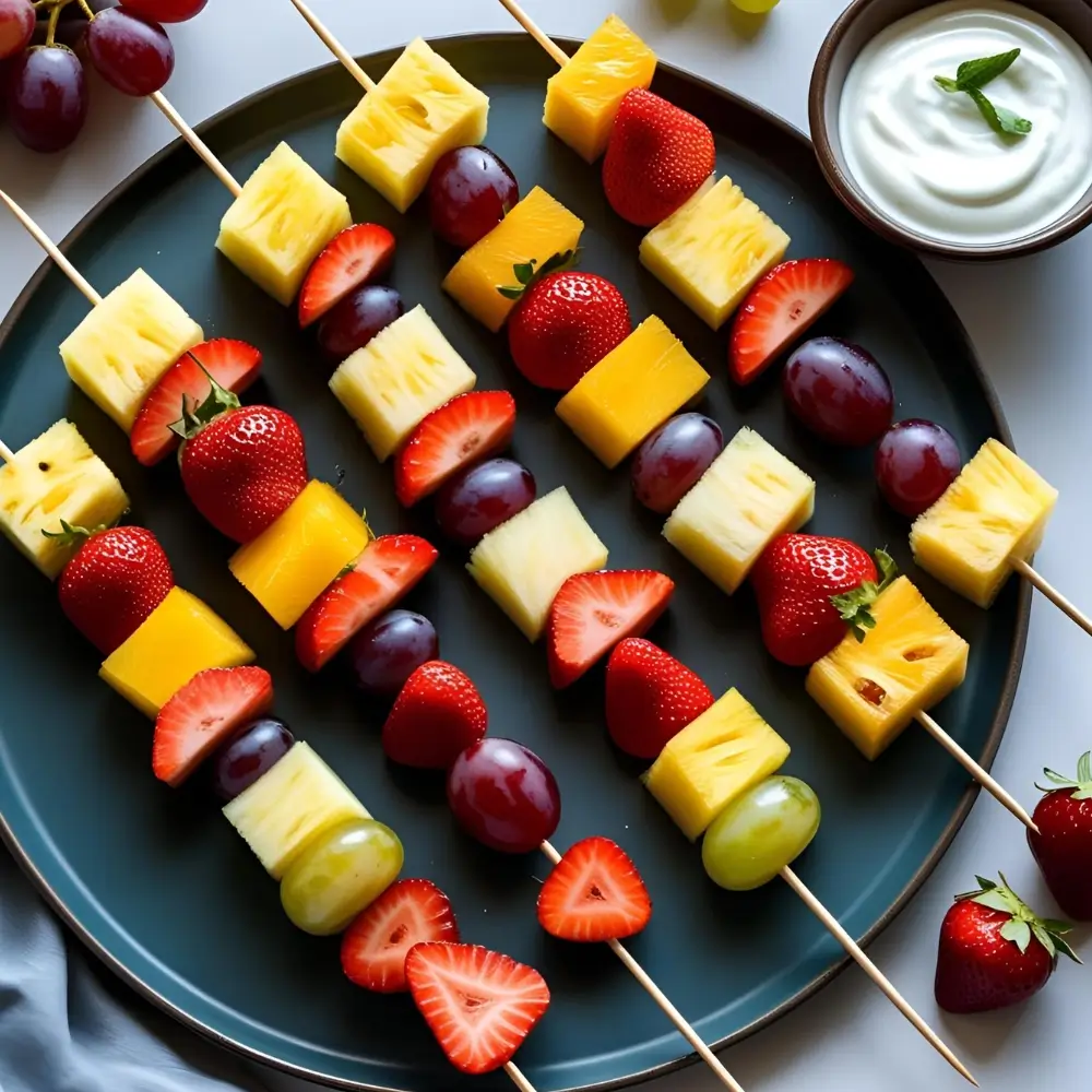 Fresh Fruit Kebabs
