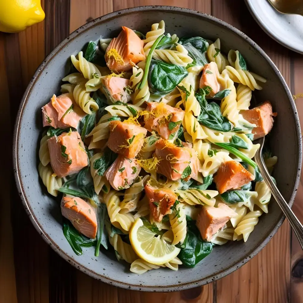 Baked Salmon Pasta