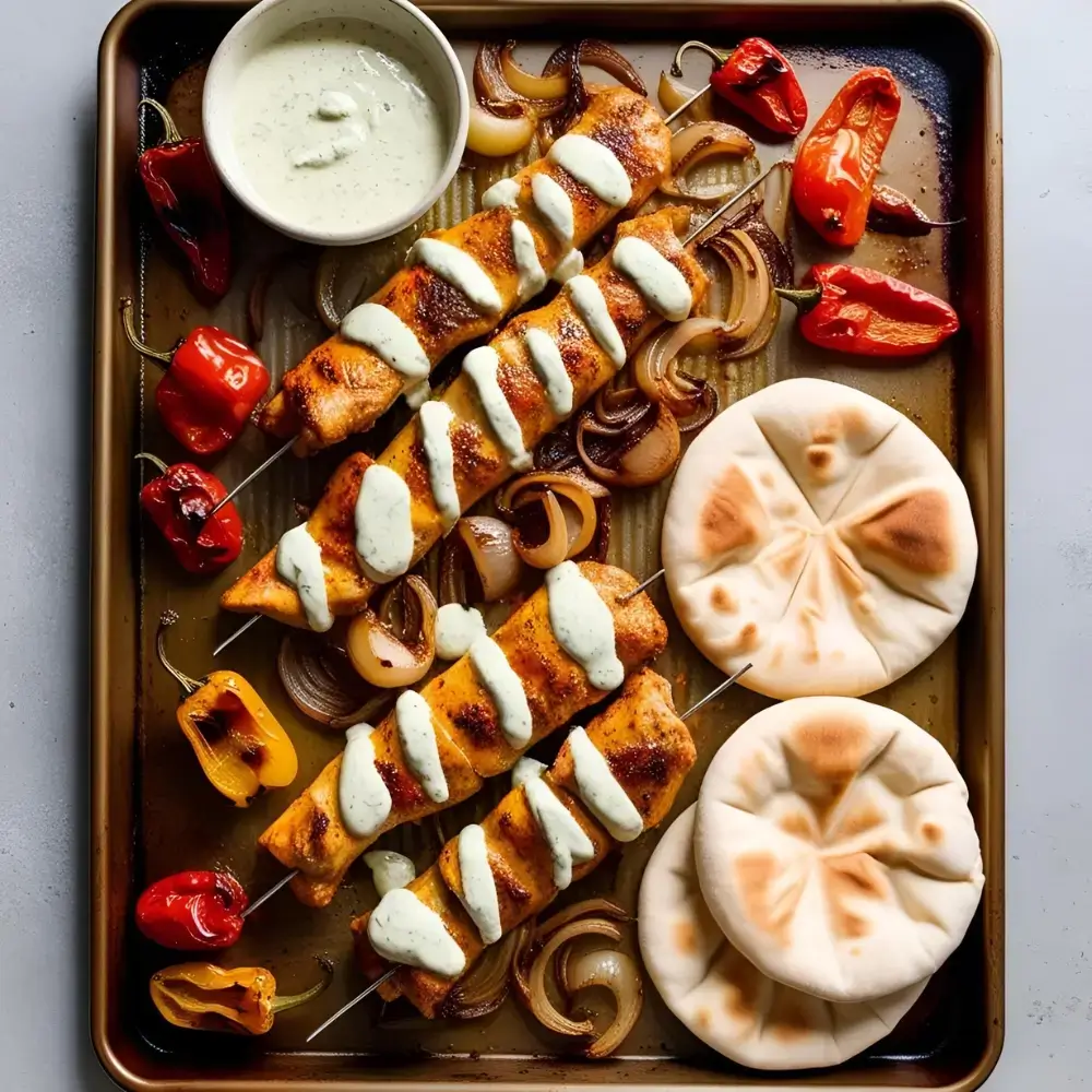 Sheet Pan Chicken Shawarma