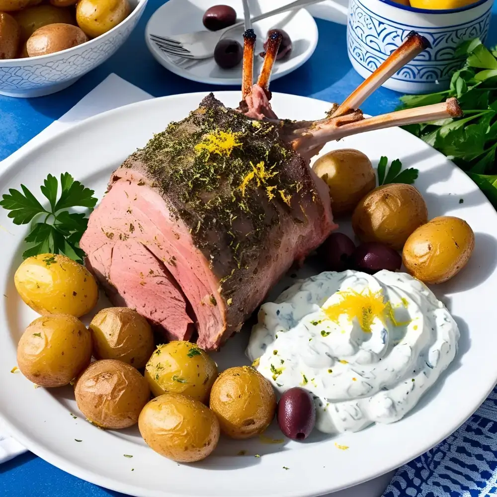 Greek-Style Lamb Shoulder