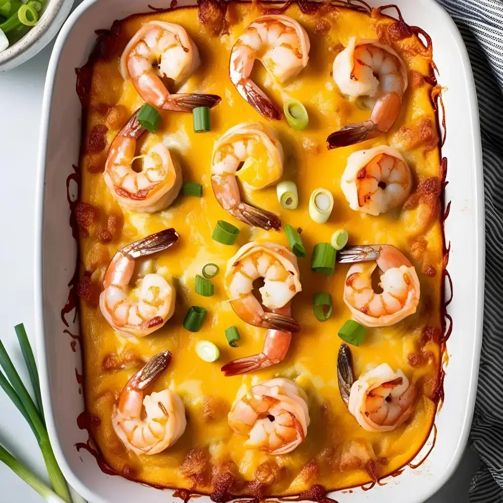 Cheesy Shrimp Casserole