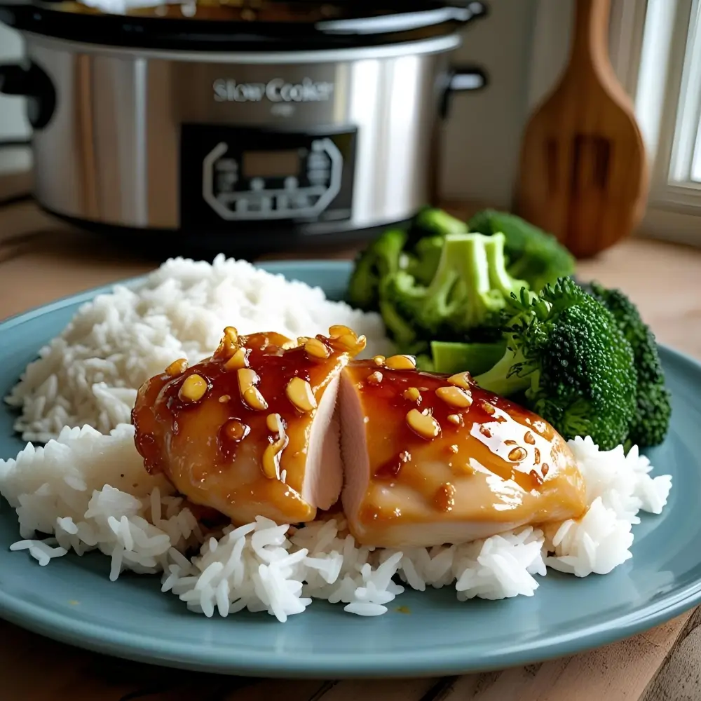 Slow-Cooker Honey-Garlic Chicken