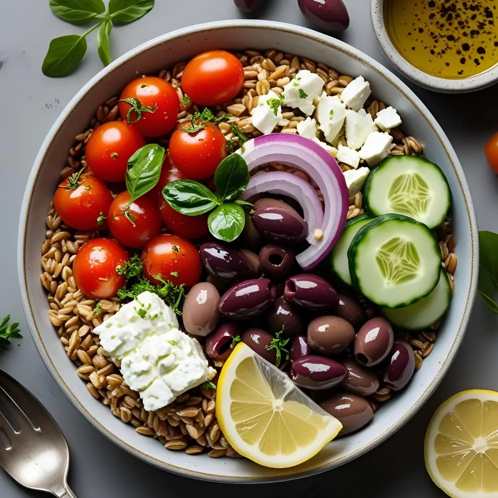 Mediterranean Farro Bowls
