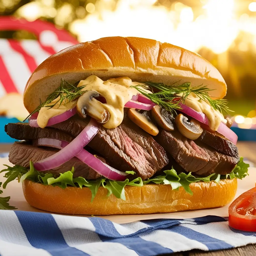 Kansas City Strip Steak Sandwich