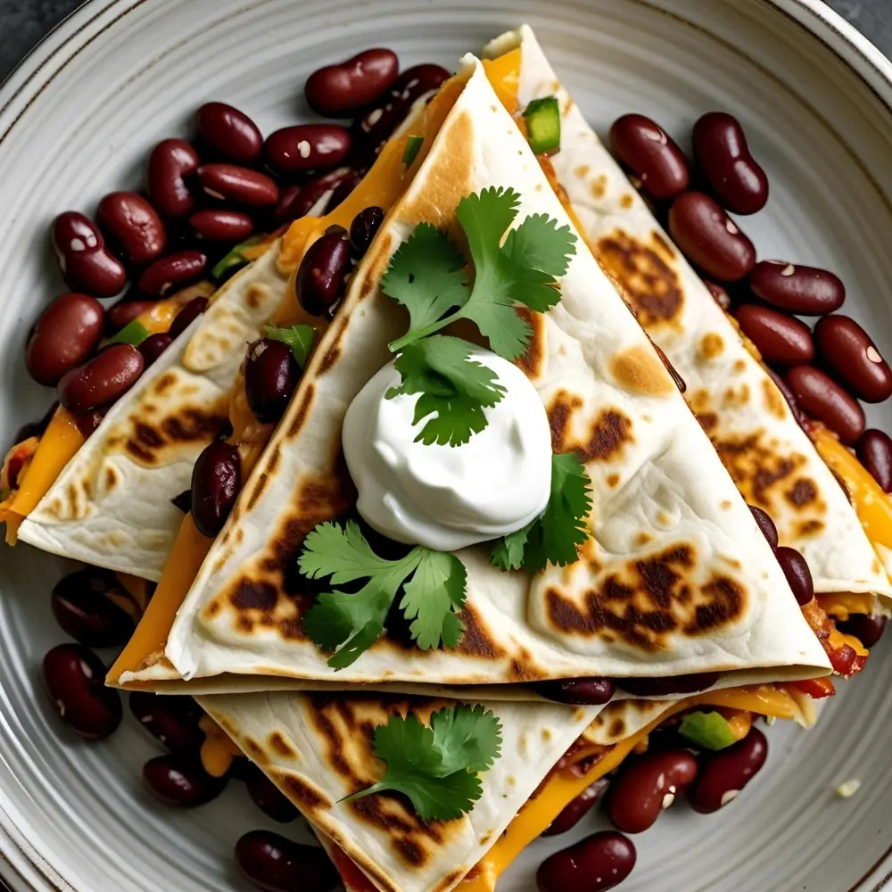 Bean & Cheese Quesadillas