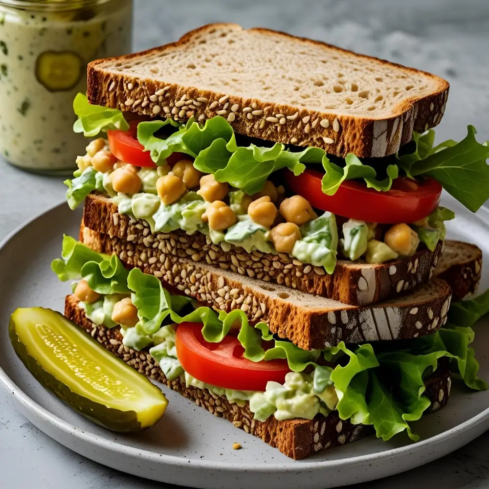 This No-Chicken Salad Sandwich