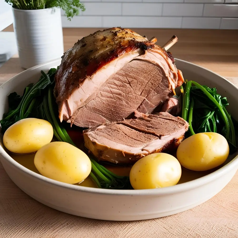 Three-Hour Lamb Shoulder