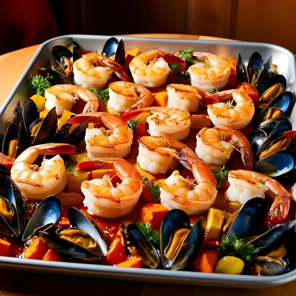 One-Pan Seafood Roast