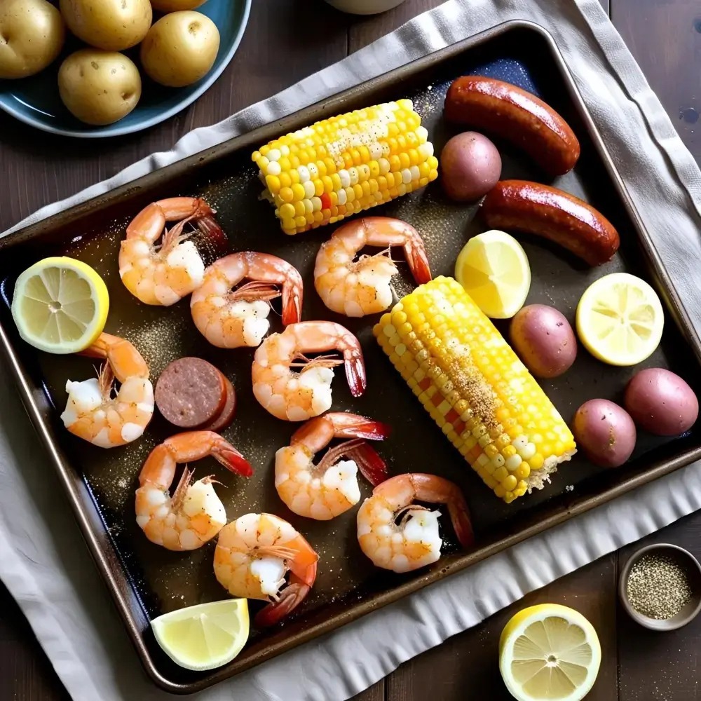 Sheet Pan Shrimp Boil