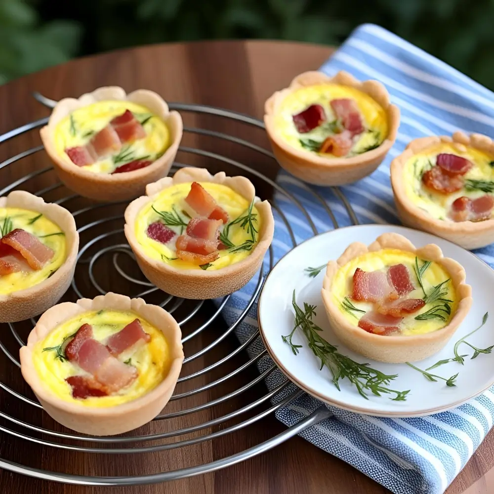 Bread Quiche With Bacon