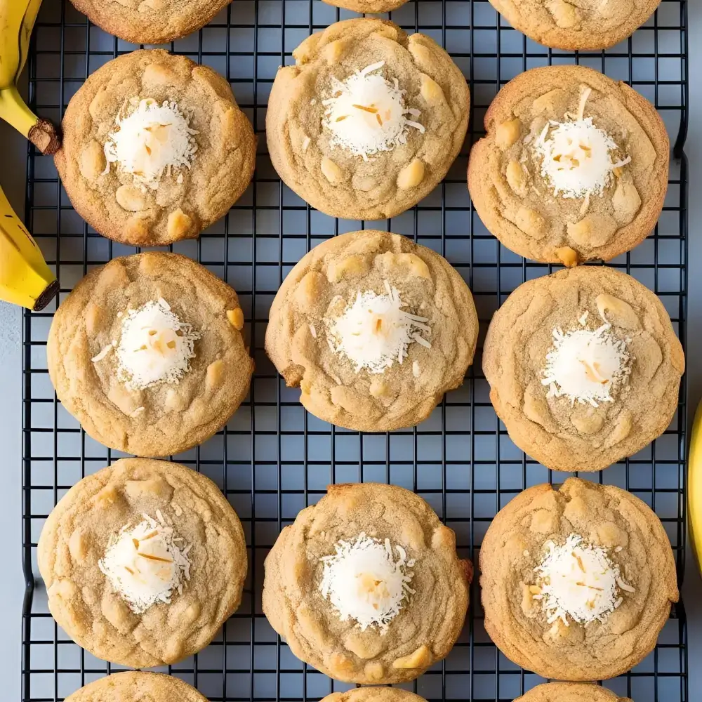 Banana Coconut Cookies