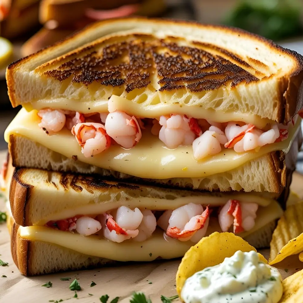 Lobster Grilled Cheese With Lemon Mayo