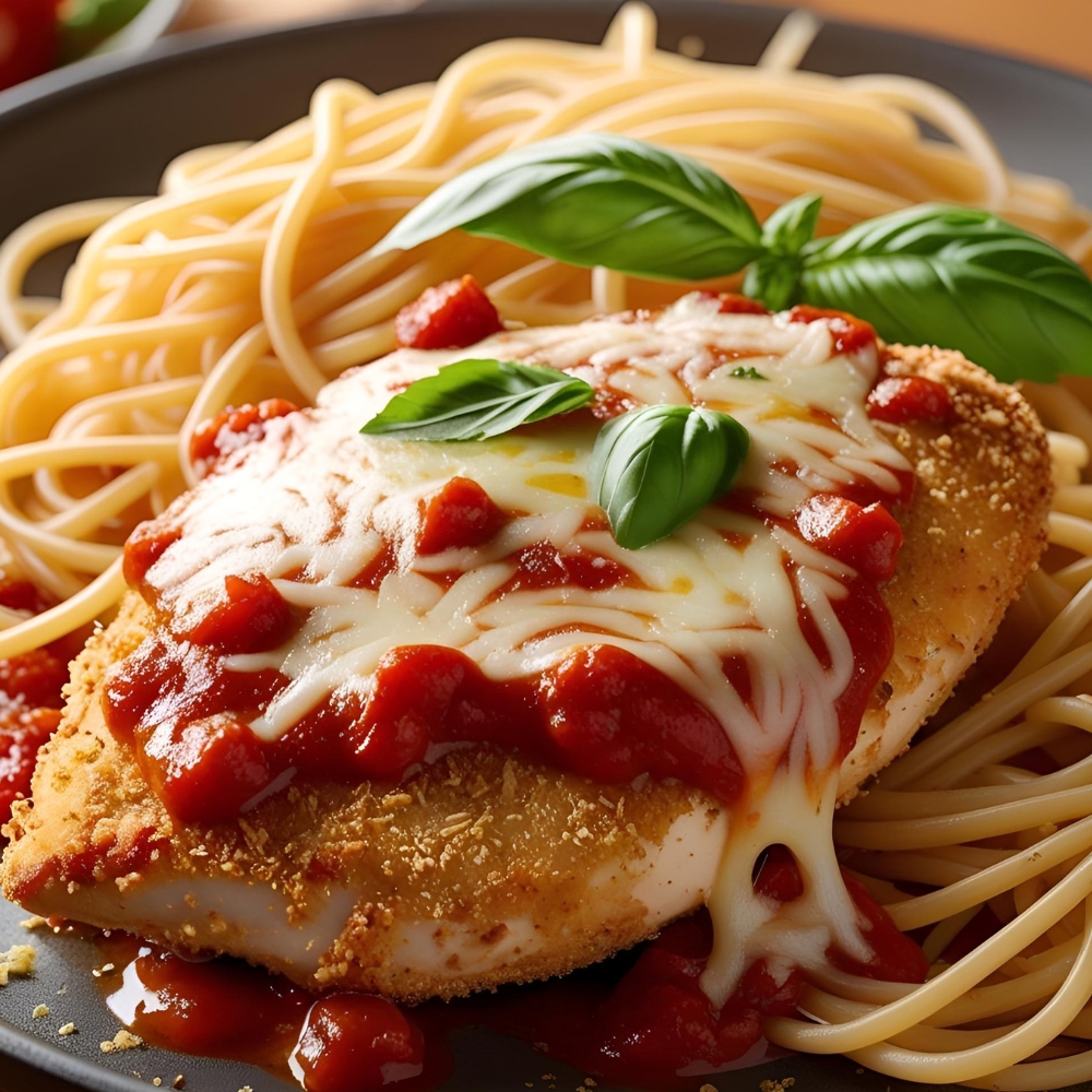 Parmesan-Crusted Chicken Parm