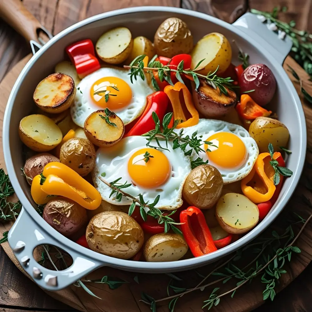 Breakfast Casserole With Roasted Potatoes