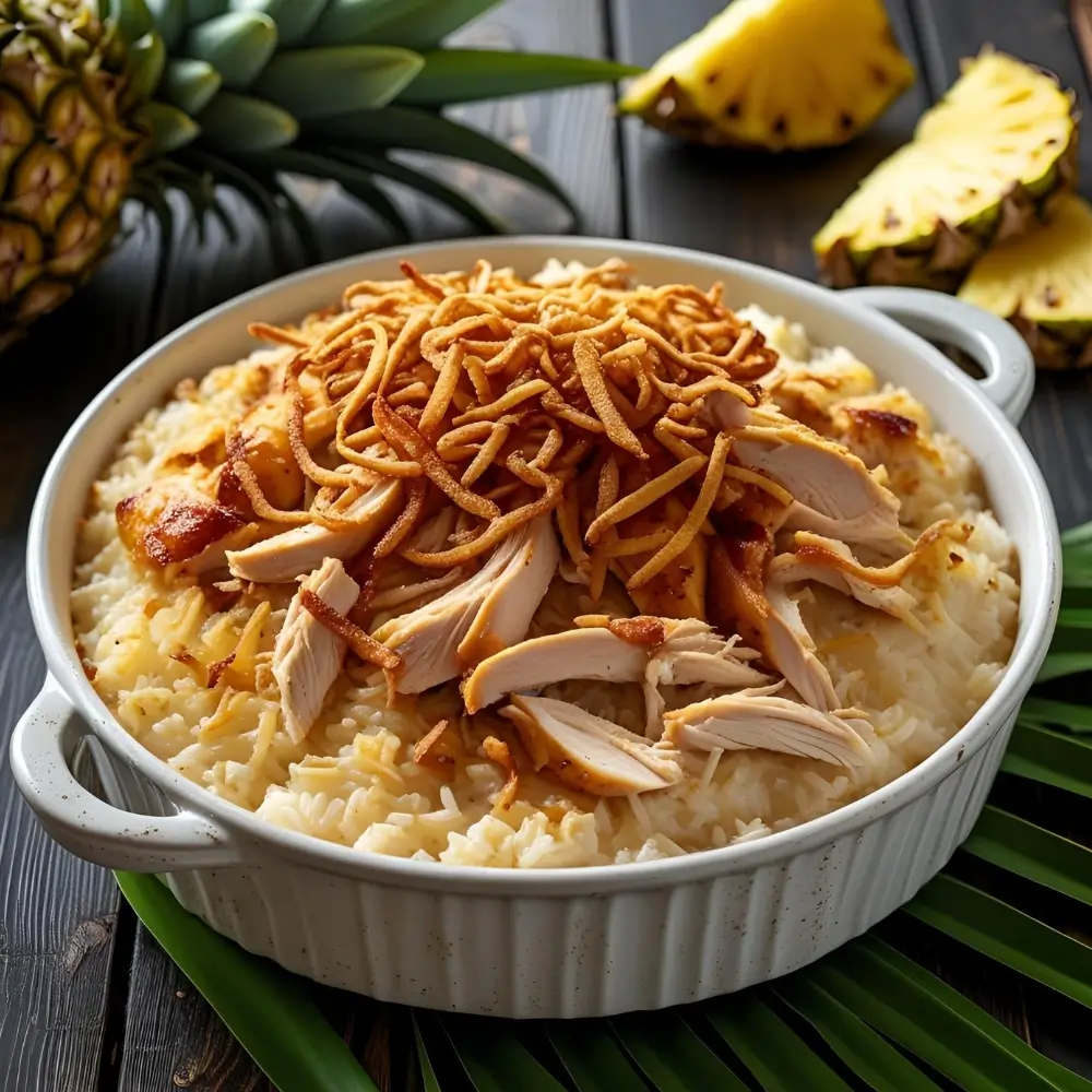 Chicken & Coconut Rice Casserole