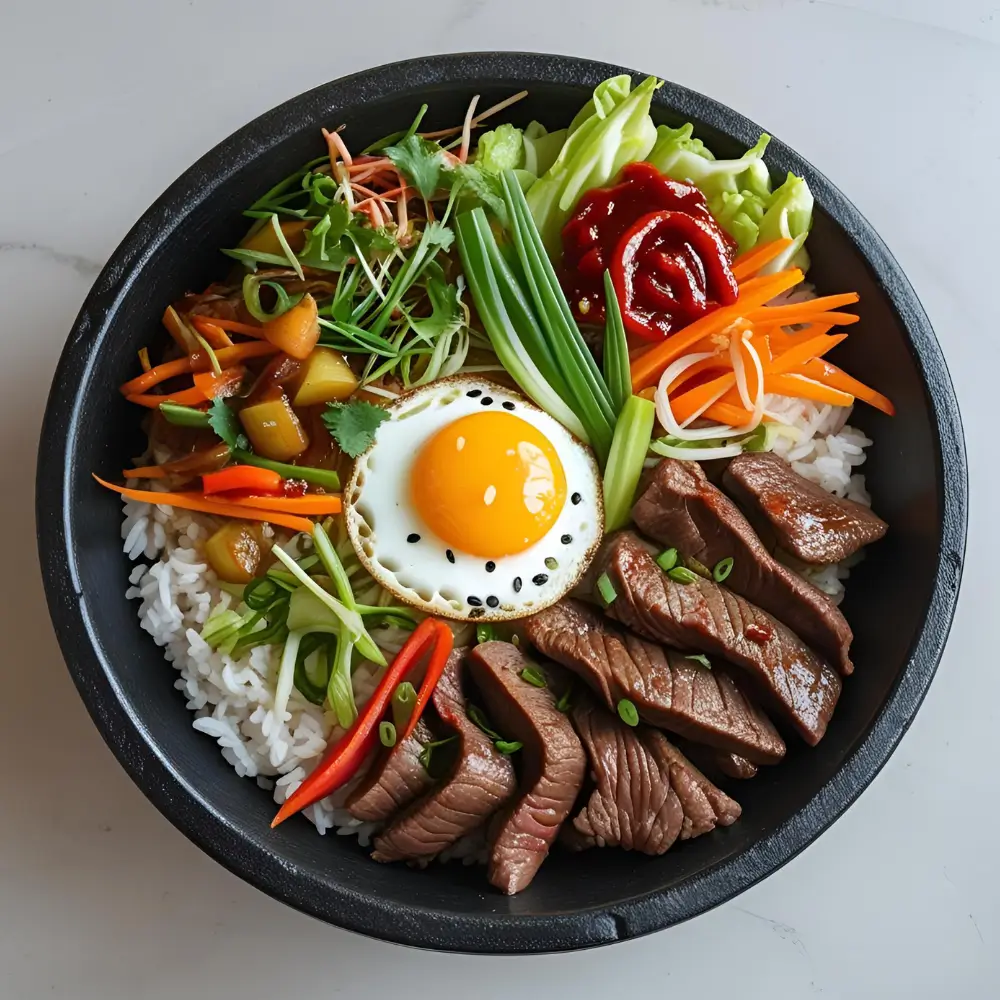 Bibimbap (Mixed Rice Bowl With Beef)