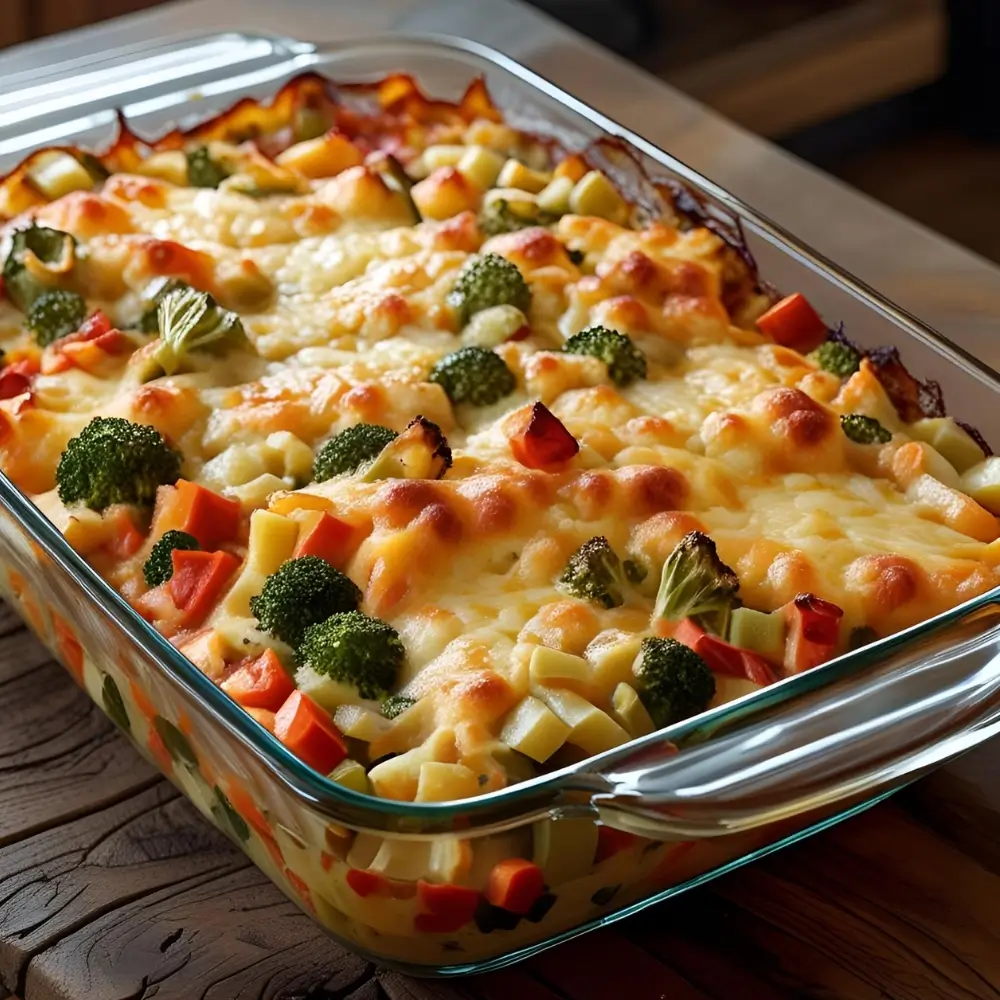 Easy Breakfast Casserole (Open Fridge Bake)