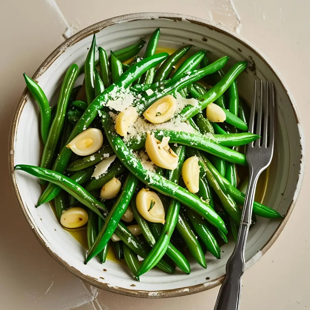 Garlic Parmesan Green Beans