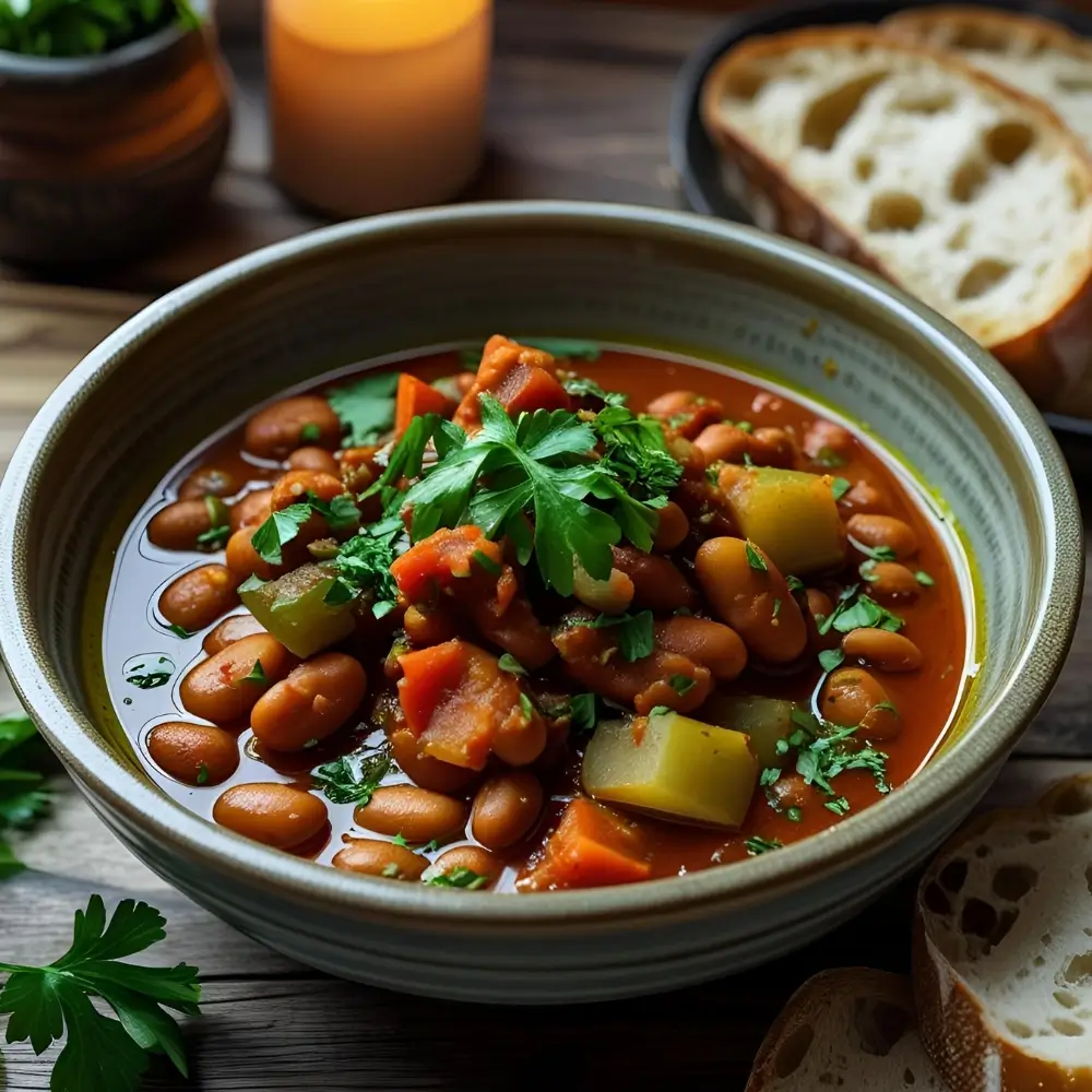 Spicy Harissa Bean Stew