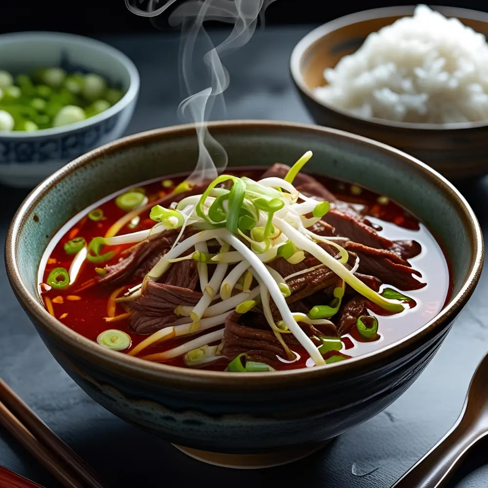 Yukgaejang (Spicy Beef Soup)