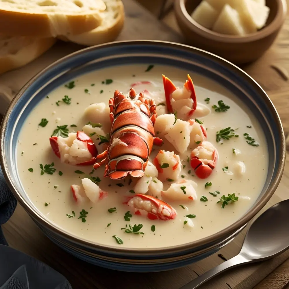 Slow Cooker Caribbean Lobster Bisque
