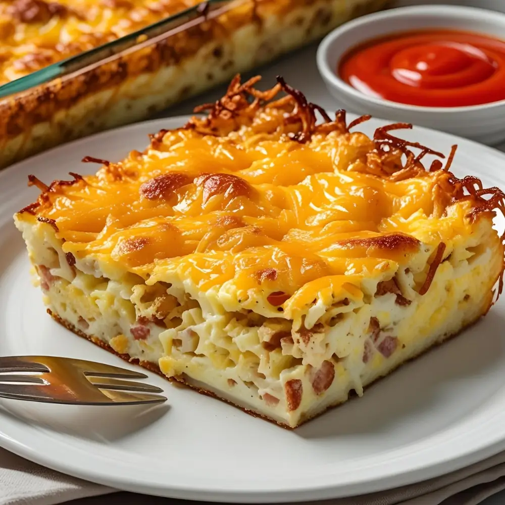 Hash Brown And Egg Casserole