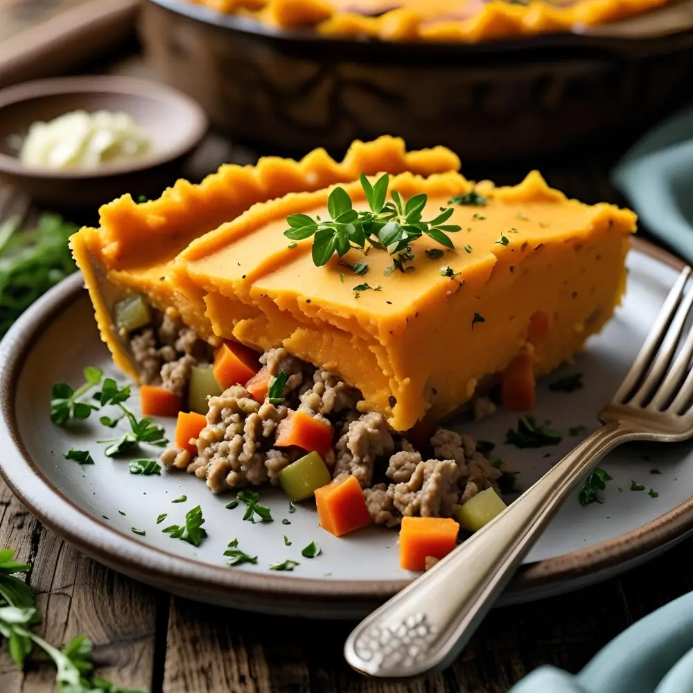 Protein Sweet Potato Shepherd's Pie