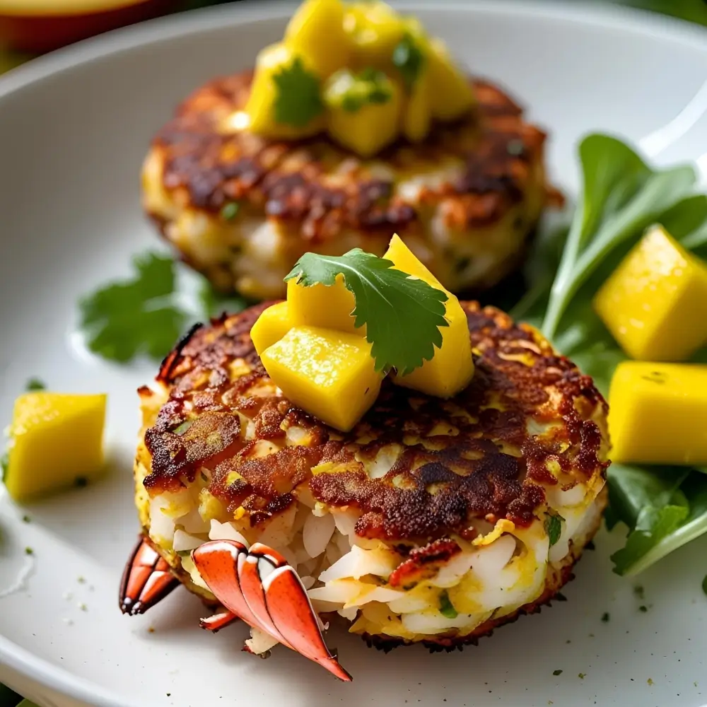 Caribbean Lobster Cakes With Coconut And Curry