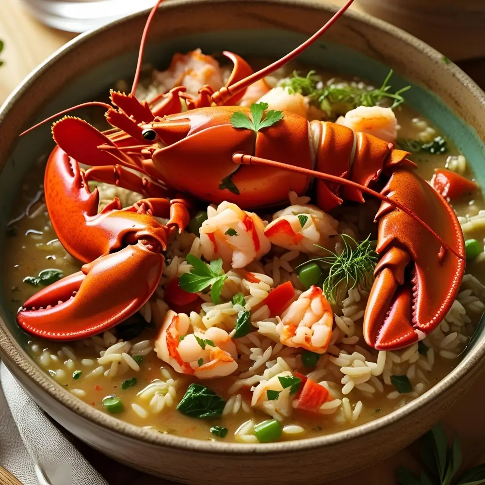 Caribbean-Inspired Lobster And Rice Stew